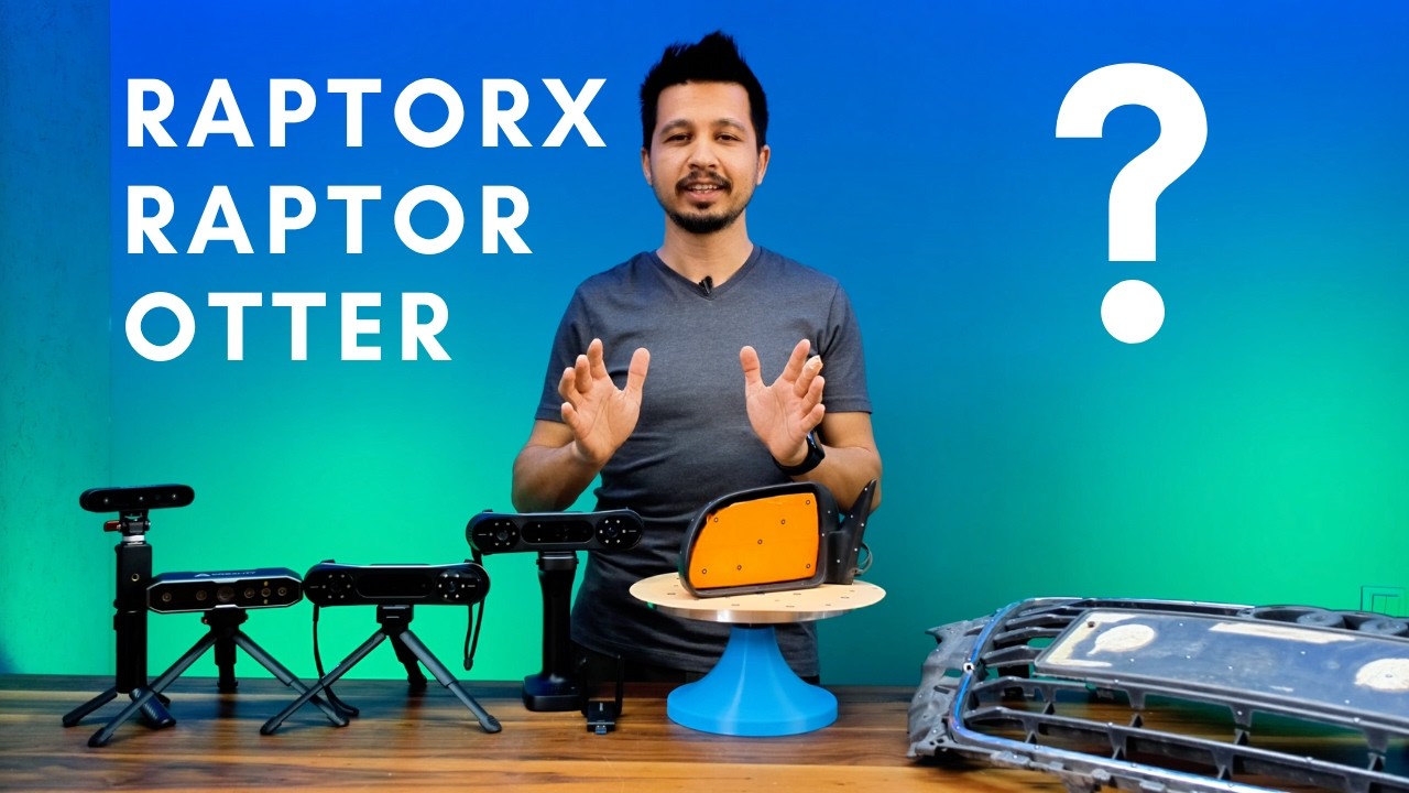 Hepsini Denedim! Creality Otter, Raptor ve RaptorX 3D Tarayıcı İncelemesi