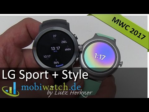 LG Sport + Style: Smartwatches mit Android Wear 2.0 | Hands-on