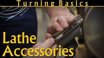 Lathe Accessories & First Turnings  - Turning Basics #02 - Spindle Roughing Gouge and Parting Tool.