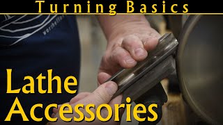 Lathe Accessories & First Turnings  - Turning Basics #02 - Spindle Roughing Gouge and Parting Tool.