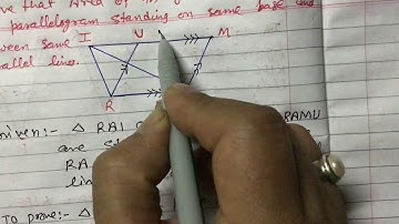 Theorem ll Area of Triangle is half of Parallelogram ll  Class 10 ll IR Simkhada