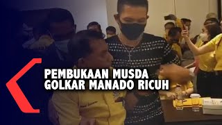 Pembukaan Musda Golkar Manado Ricuh