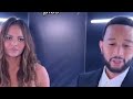 Chrissy teigen and john legend kicking people out of a photo booth