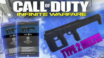 THE TYPE -2 MELTS! BEST CLASS SETUP - Infinite Warfare | KD 2.74