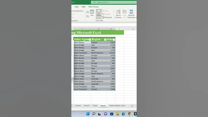 3 Easy Method To Removing Duplicate Rows From the Microsoft Excel || ICONIC ACADEMY