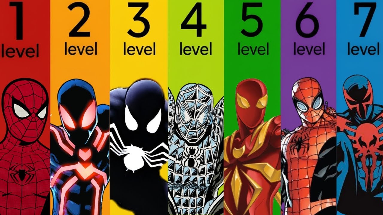 The 7 Levels Of Spiderman Suits