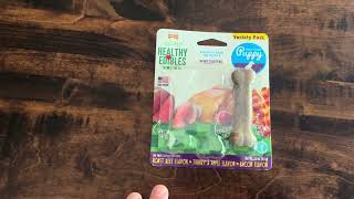 Nylabone Healthy Edibles Natural Puppy Treats Variety Pack   Puppy Supplies Review