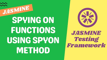 40. Spying and stubbing on the functions in the spec file using spyOn Method - Jasmine Testing