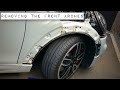 BMW MINI F56 - How to remove the front arches instructions FAQ 2014-onwards