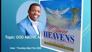GOD ABOVE ALL