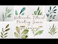 Watercolor Tutorial | How to Paint Simple Leaves