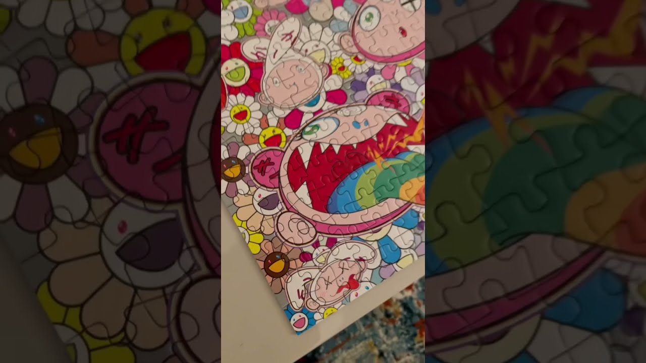 Kaikai & Kiki & Flowers Jigsaw Puzzle | 카이카이 키키 직소