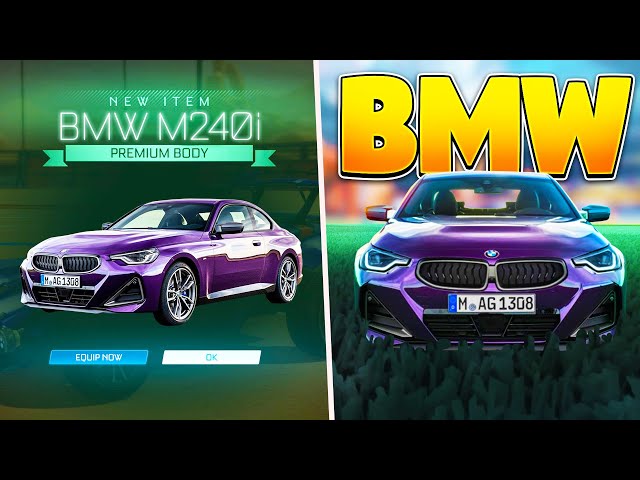 Novo BMW M240i estreia no game Rocket League - Motor Show