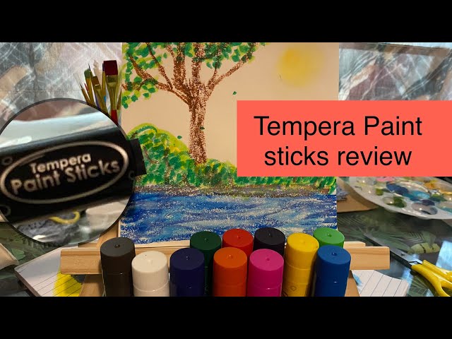 Tempera Paint Sticks Review