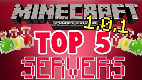 [MCPE 1.0.2] TOP 5 MINECRAFT PE SERVERS // top mcpe server 1.0.2 [Minecraft PE 1.0.2]