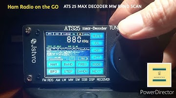 ATS 25 Max Decoder MW Band Scan #shortwave #amradio