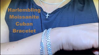 Harlembling Moissanite Cuban Bracelet
