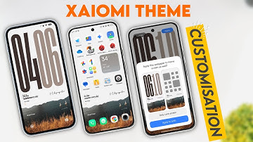 XIAOMI HYPEROS based Minimal 🤩 Looking Setup Customisation Based On Xiaomi Theme ✅