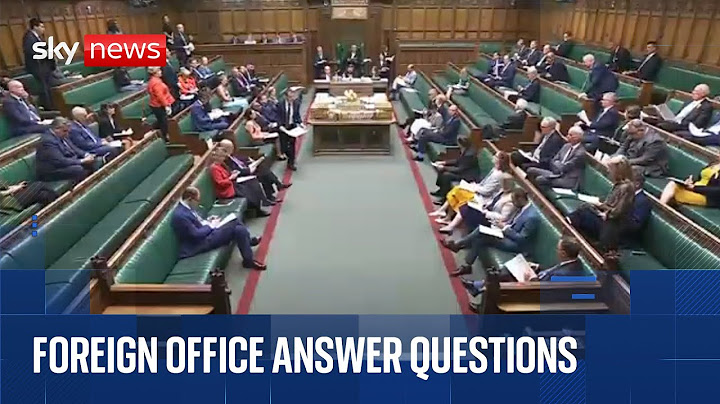 Foreign Secretary David Lammy takes questions in the Commons