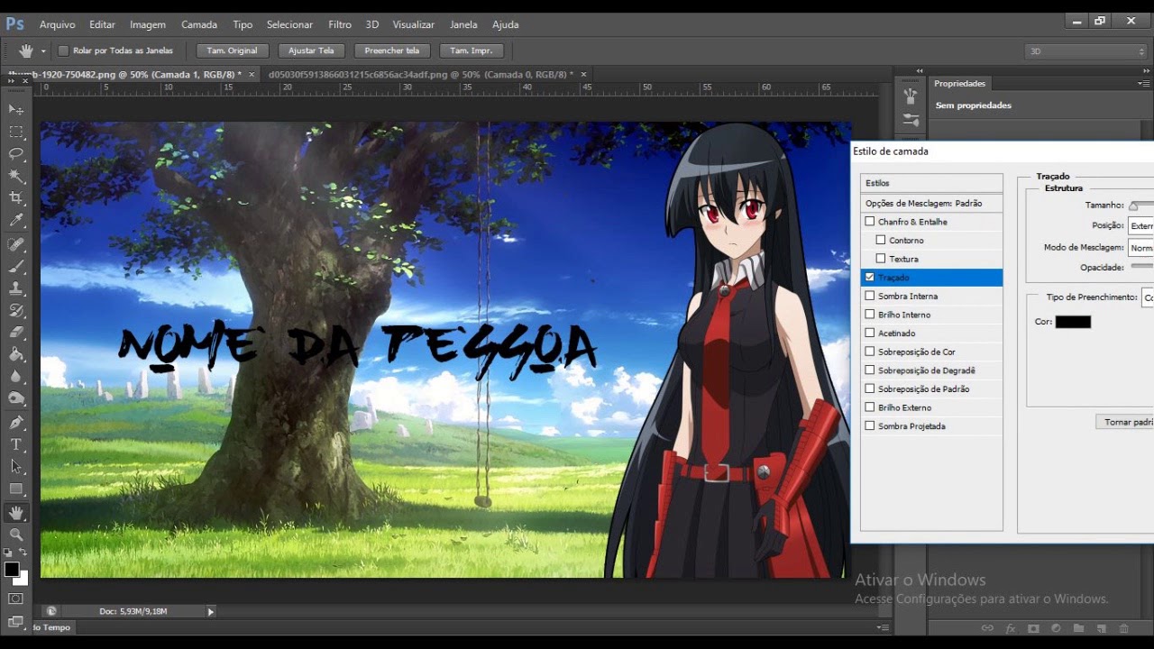 como fazer wallpaper no cs6 super básico (iniciantes) YouTube