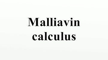 Malliavin calculus