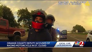 Body cam video shows St. Cloud police arrest Orange County deputy accused of street racing