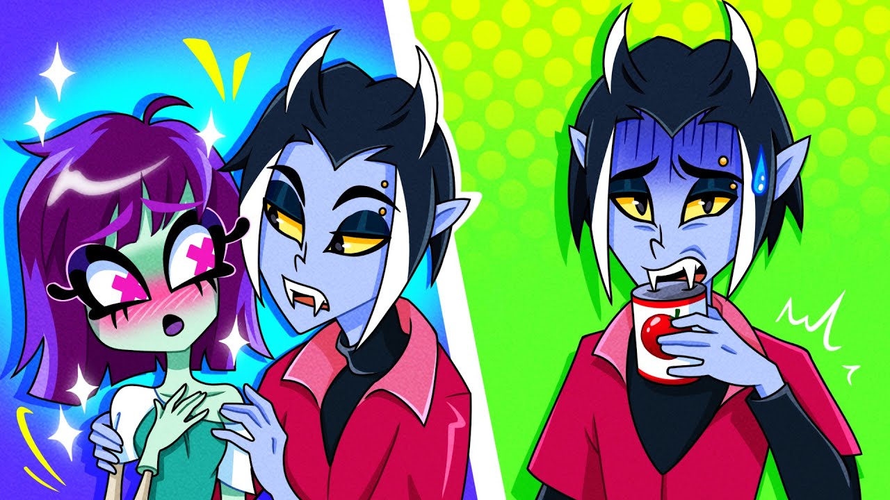 SCARY VS FUNNY! Which Vampires Are You? || Failed Horror Stories by Teen-Z House