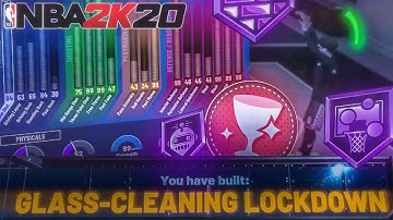 the MOST OVERPOWERED BIG MAN BUILD in NBA 2K20 | BEST GLASS CLEANING LOCKDOWN (SHOOTING GLASS) BUILD