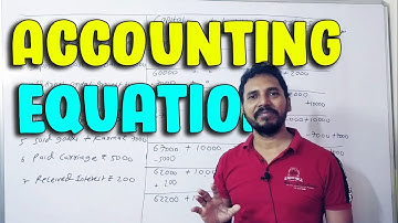 Accounting Equation for class 11 , CA Foundation