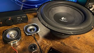 Speakers subwoofer bass test