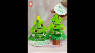 Easy Cute Christmas Card ideas 🎄#diy #cardmaking #shorts