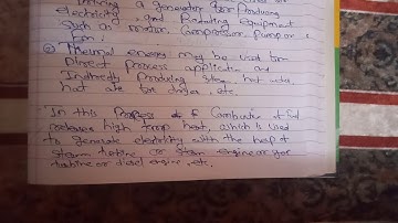 explaining Co Generation and Trigeneration process