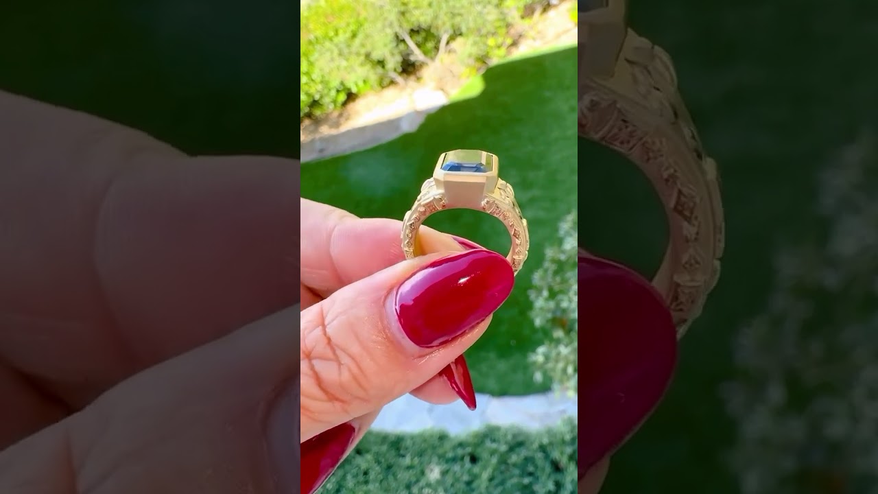 “Svetlana” + London Blue Topaz 💙💍 