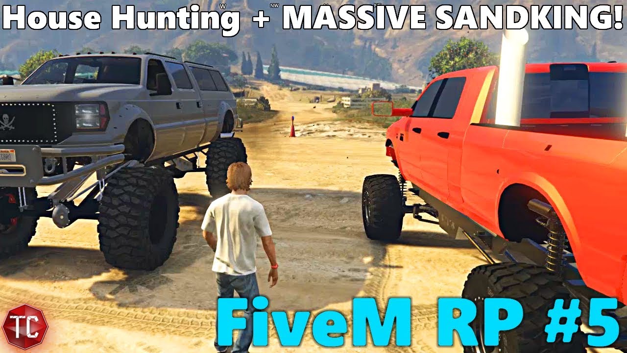 GTA FiveM RP: Part 7, MASSIVE UNDERGROUND GARAGE! 