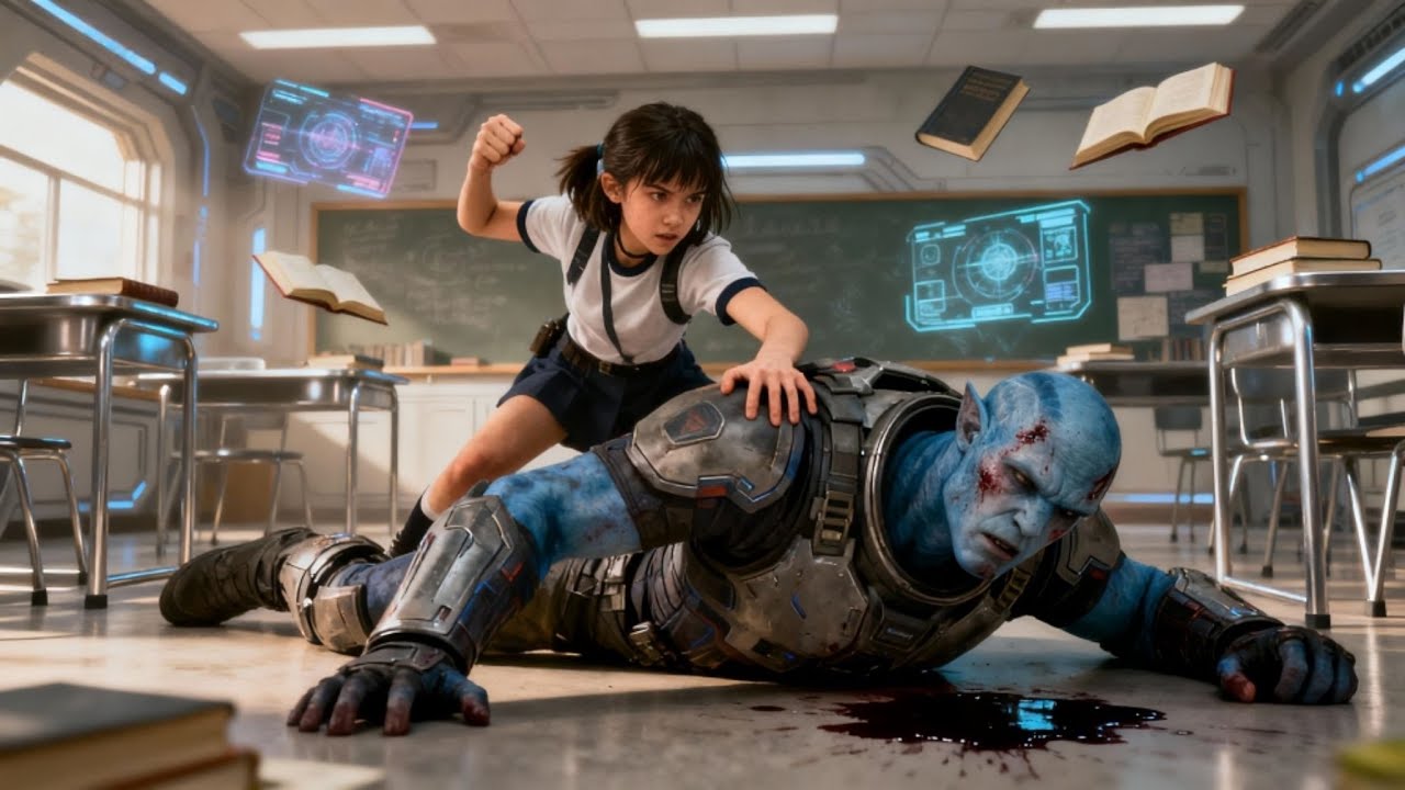 Alien bully Hit a Deathworld Girl in Class—Ten Seconds Later, He Needed a New Face | HFY | Sci fi