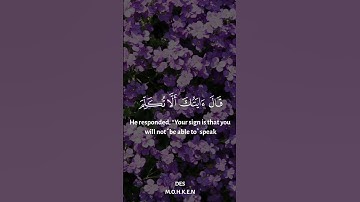 (قال رب اجعل لي أية)  تلاوة خاشعة بصوت الشيخ عبد الباسط عبد الصمد | حالات واتس اب دينية اسلامية