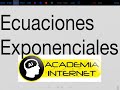 Ecuaciones Exponenciales