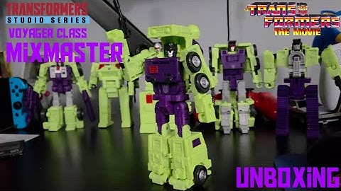 TRANSFORMERS STUDIO SERIES 86 Voyager Class Constructicon Mixmaster - Unboxing 