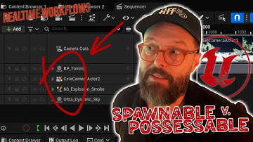 ⚡️Spawnable vs Possessable 👻 in Unreal Engine Sequencer — What’s the Difference?