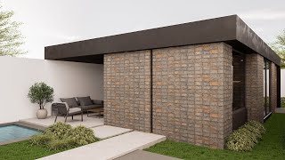 House Design 10x22.5 Meters | Casa de 10x22.5 metros