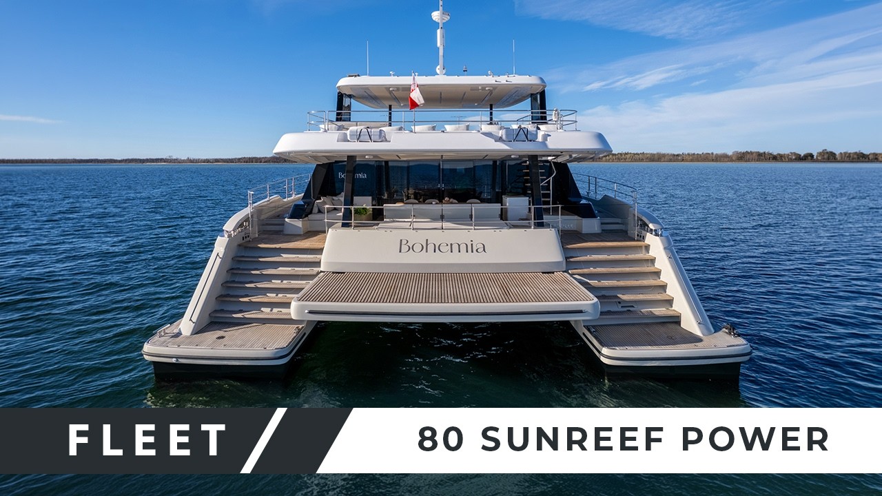 ⁣80 Sunreef Power Bohemia: on board a luxury charter yacht