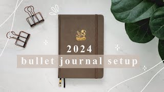 2024 bullet journal setup | yearly plan with me