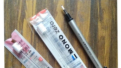 How to refill Tombow Mono Zero Eraser | Replacing tombow eraser refill