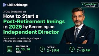 Pre Bootcamp Session: How to Build a Post-Retirement Career as an Independent Director in 2026