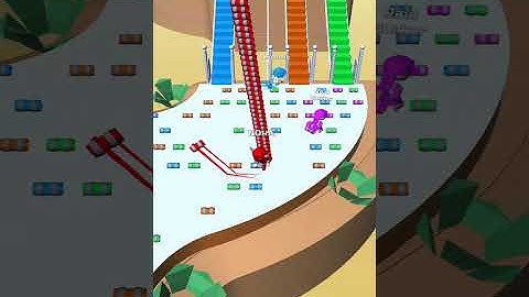 Bridge Race All Levels Gameplay Android,ios Level 725 #shorts