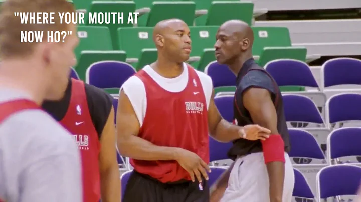 Michael Jordan BULLYING Scott Burrell in the Last ...