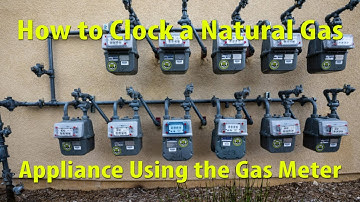 How to Clock a Gas Appliance Using the Gas Meter