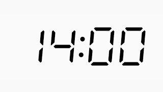 14 Minute Silent Timer - Loud Alarm at End! Workout, Homeschooling, Challenges, Studying, Cooking