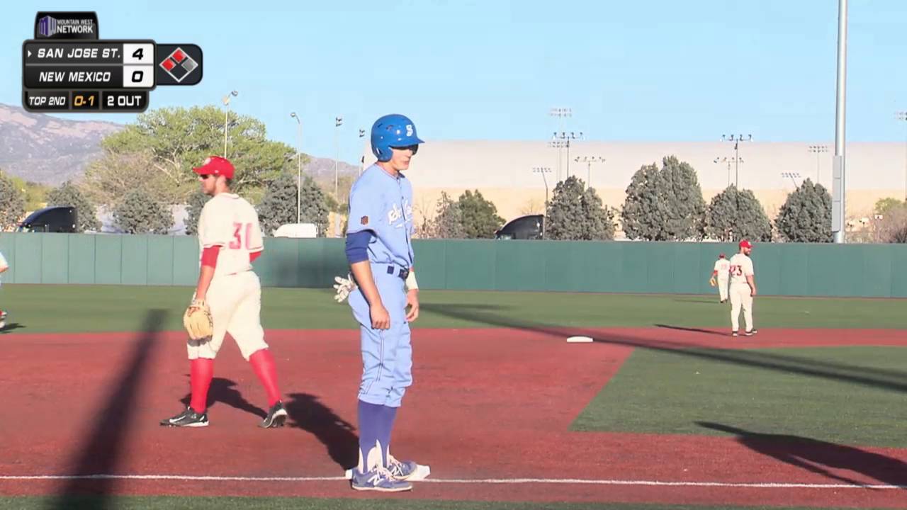 SJSU Baseball highlights at New Mexico (3/18/16) YouTube