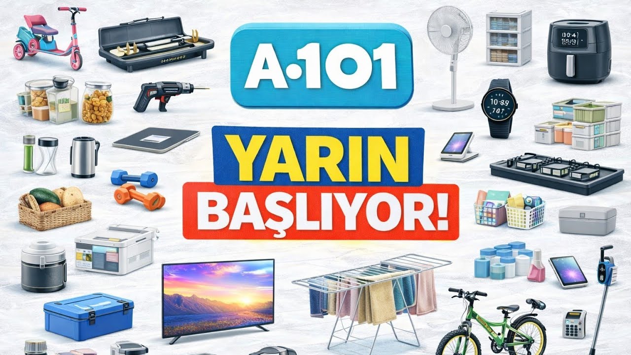 A101 5 MART 2026 | A101 ELEKTRİKLİ SÜPÜRGE | A101 CAM MUTFAK | A101 BU HAFTA | A101